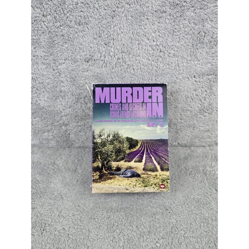Murder In Set 2 DVD Box Set MHz Choice French Crime Mystery Series Volumes 1-4